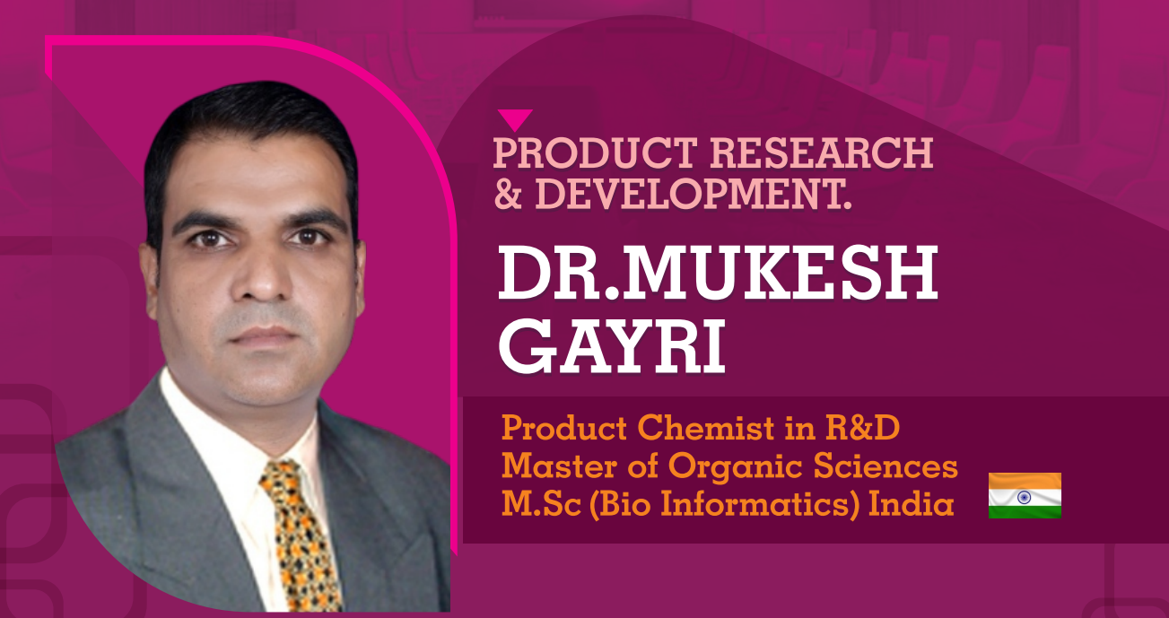 Ominicell Product Research & Developement Dr.Mukesh Gayari 