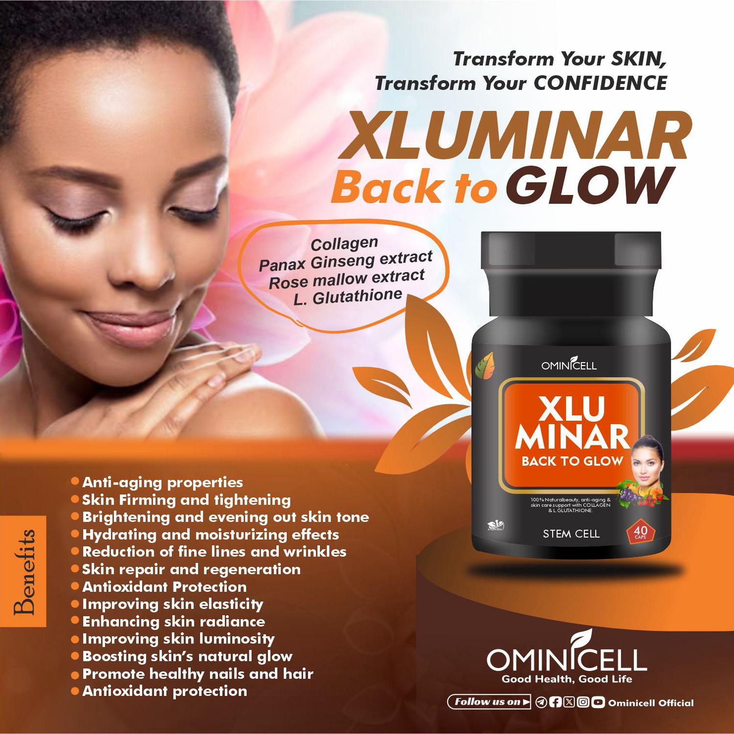 XLuminar Health Supplement for Cellular Health and Vitality